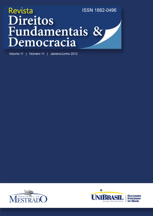 					Visualizar v. 11 n. 11 (2012): Revista de Direitos Fundamentais & Democracia
				
