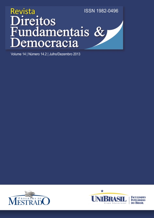 					Visualizar v. 14 n. 14.2 (2013): Revista de Direitos Fundamentais & Democracia
				